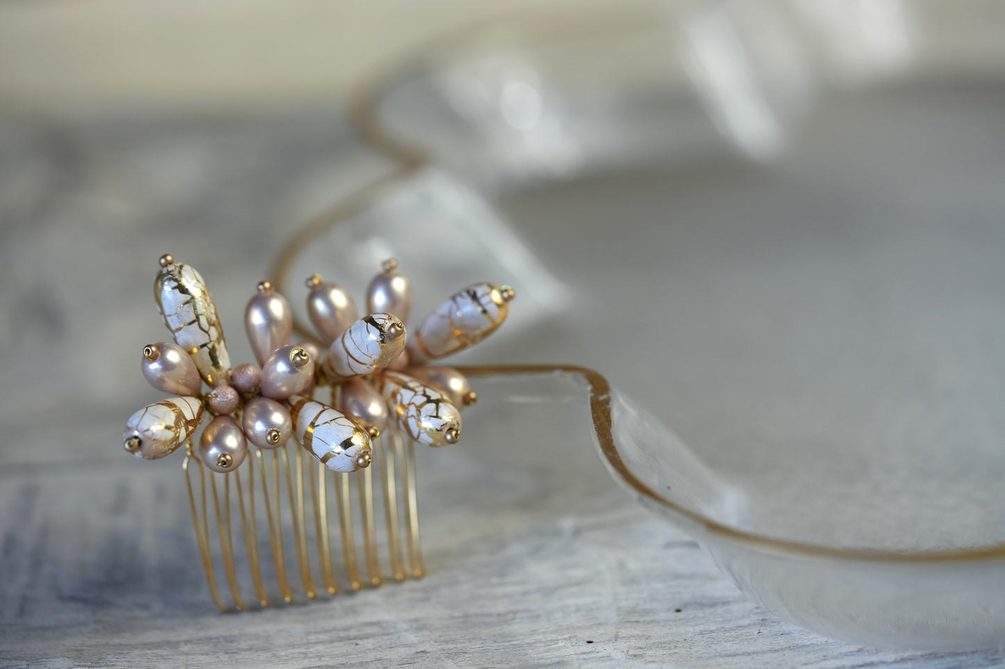 J・V pearl / drop flower 【pink】