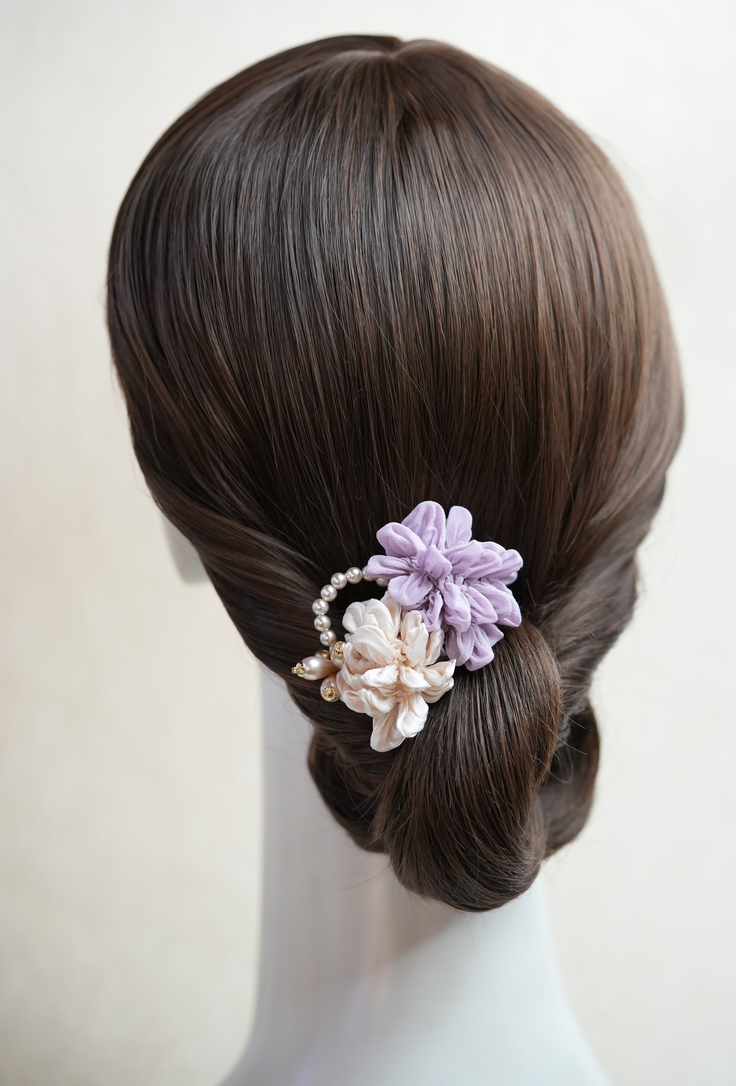 有松絞りーTwin Petal Bloom(藤色)