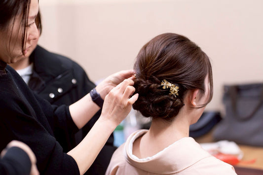 卒入学・晴れの日の髪飾り