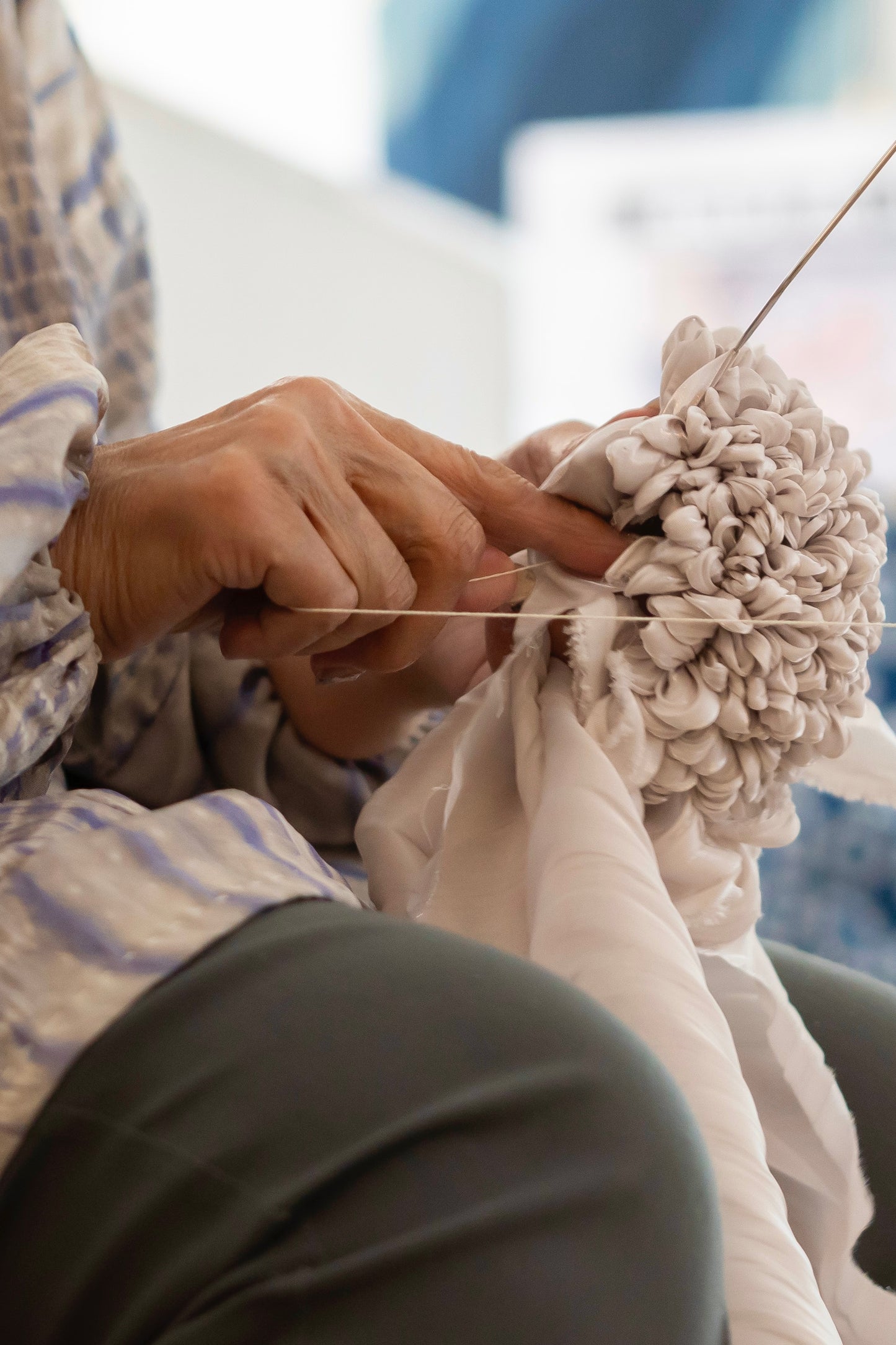 有松絞り 三浦絞り 職人 手仕事 制作風景　伝統工芸